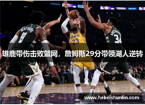 雄鹿带伤击败篮网，詹姆斯29分带领湖人逆转